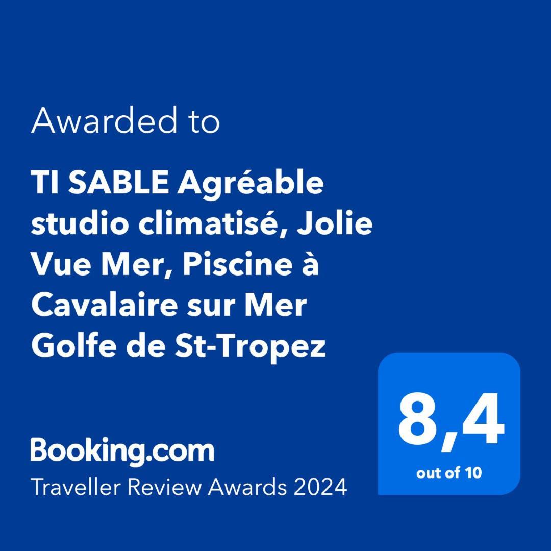 "Ti Sable" Agreable Studio Climatise, Jolie Vue Mer, Piscine A Cavalaire Sur Mer Golfe De St-Tropez Luaran gambar